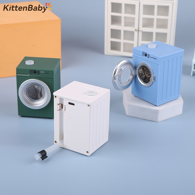 Small Appliances - 1 Stück Puppenhaus Miniatur Simulation Waschmaschine