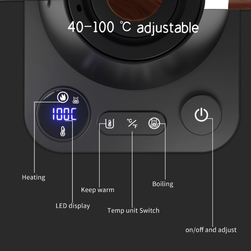 1200 Watt intelligenter elektr – Electric Kettle Temperature Control Bewertung und Preis